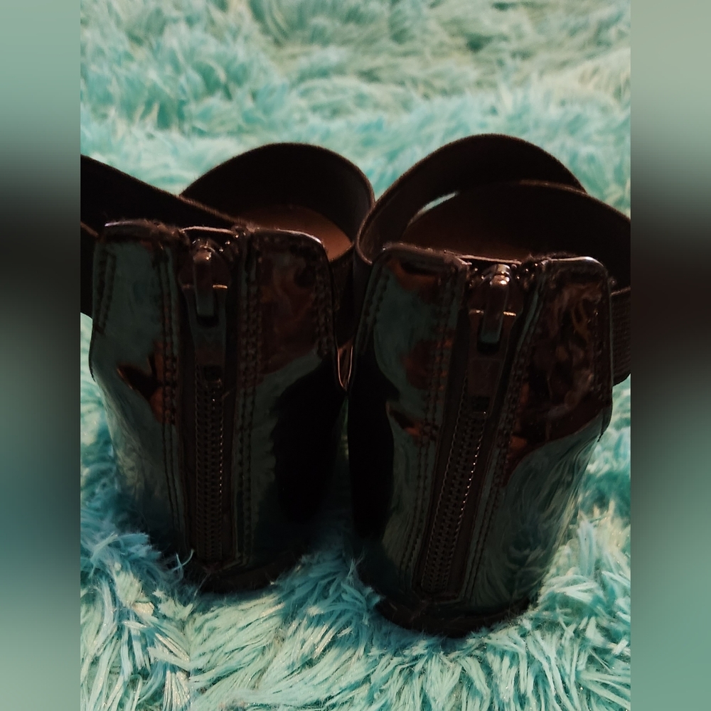 WONDER NATION GIRLS ANKLE STRAP Casual  Ballet Shoes - Picture 4 of 5